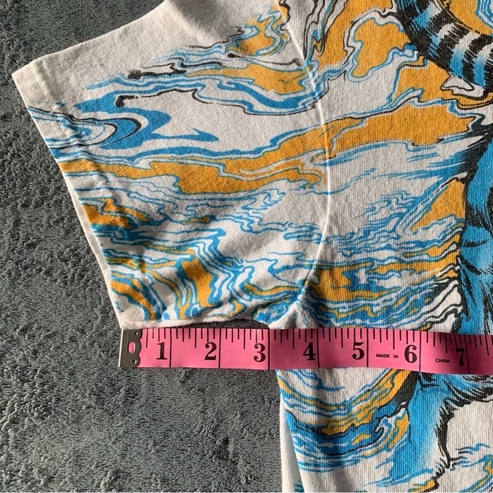 🖤All Over Graphic 2017 Tiger Liquid Blue Tee - Picture 6 of 7